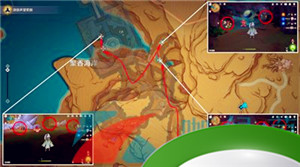 《原神》4.1悼灵花采集路线