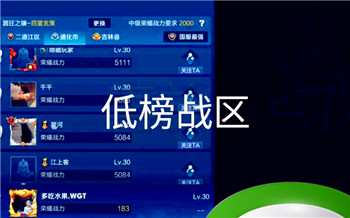 王者荣耀女娲哪里的战区战力最低