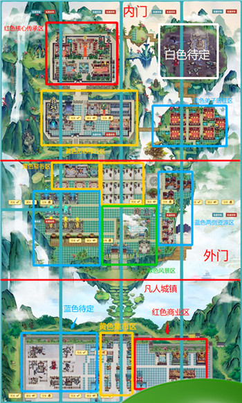 我的门派布局图攻略