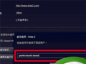 dota2国服启动项怎么设置